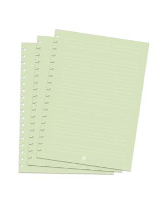 Refil de Folhas para Caderno Smart Colegial Verde - 1818RE