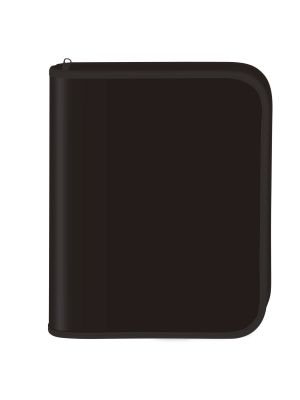 Fichário Universitário com zíper All Black - 4140