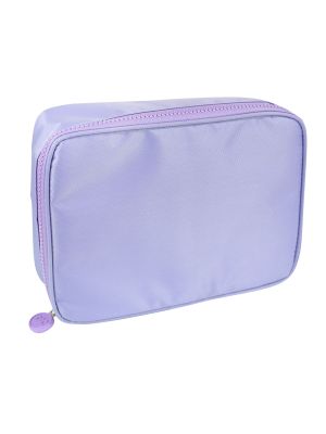 Estojo Box com Divisória Lilás - 4354