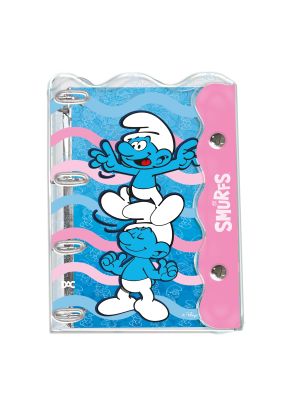 Fichário Universitário PVC Cristal Smurfs - 5315