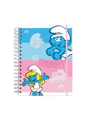 Caderno Smart Universitário Smurfs - 5550