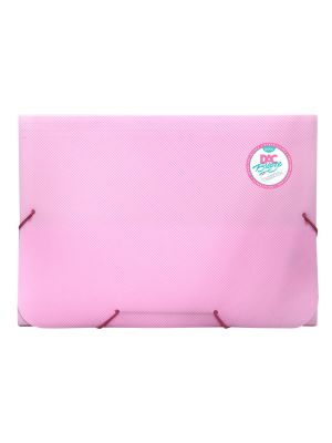 Pasta Sanfonada A4 com 12 Divisões Breeze Rosa - 811PP-RS