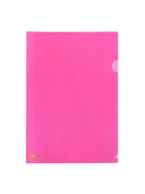 Pasta em L A4 Color Bubble Rosa - 10 unidades - 910PP-RS