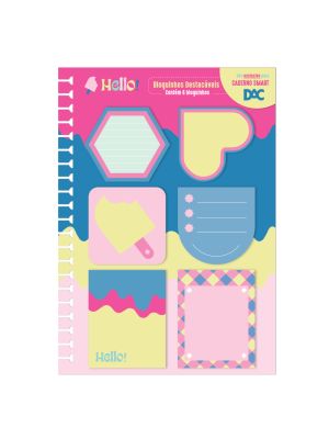 4060 Acessório para Caderno Smart Universitário Hello -  com 6 bloquinhos