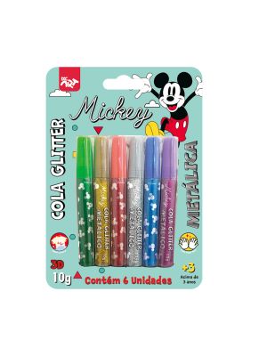 Cola Glitter Metálica Mickey - 4703