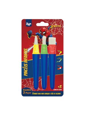 Conjunto de Pincel Infantil Homem Aranha - 4690