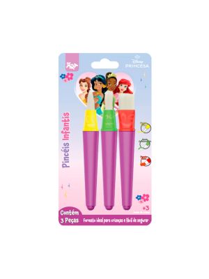 Conjunto de Pincel Infantil Princesas - 4689