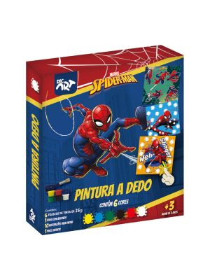 Conjunto de Pintura a Dedo Homem Aranha - 4714