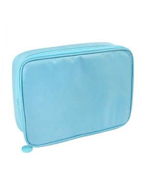 Estojo Box com Divisória Azul - 4355