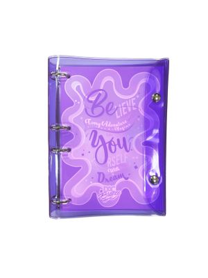 Fichário Colegial PCV Cristal Breeze Roxo - 5011