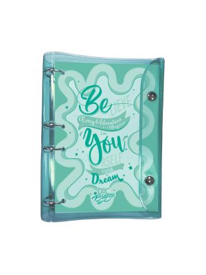 Fichário Colegial PCV Cristal Breeze Verde - 5010