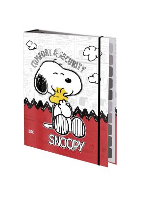 Fichário Universitário com Elástico Snoopy - 5189