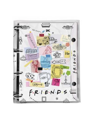 Fichário Universitário PCV Cristal Friends - 4564