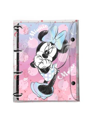 Fichário Universitário PCV Cristal Minnie - 5132