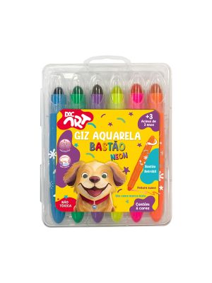 Giz de Cera Retrátil Neon - 5247