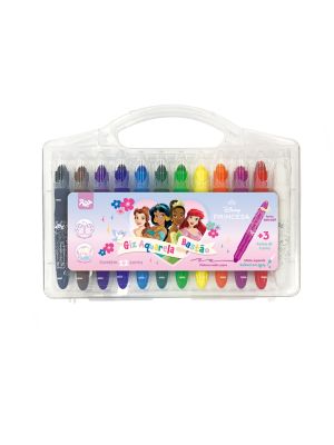 Giz de Cera Retrátil Princesas - 4737