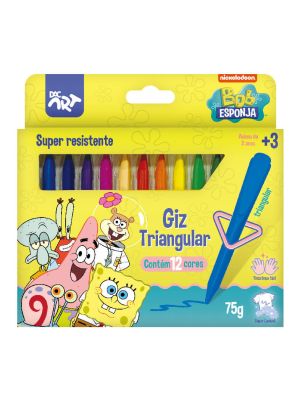 Giz de Cera Triangular Bob Esponja - 4739