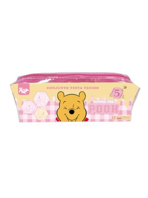 Kit Estojo com Tinta de Tecido Pooh - 4993