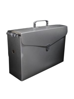 Maleta Arquivo Fumê Line com 6 Pastas Suspensas - 1553FM