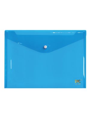 Malote A4 Azul com Botão - 653PP-AZ