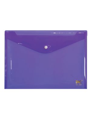 Malote A4 Lilás com Botão - 653PP-LI