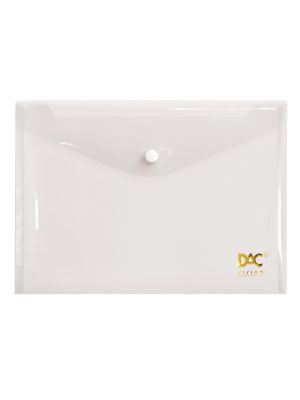 Malote A5 Transparente com Botão - 654PP-TR