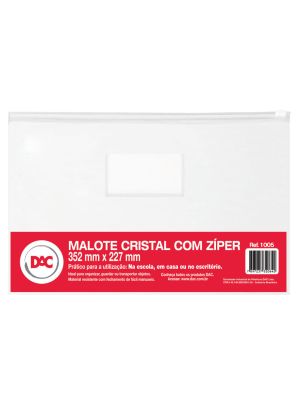 Malote Cristal com Zíper - 1005