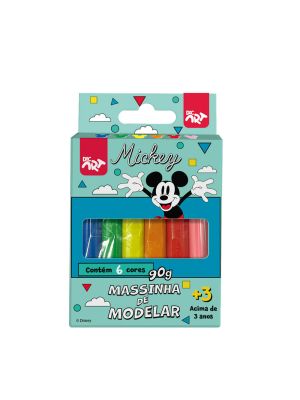Massinha de Modelar 6 Cores Mickey - 4691