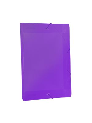 Pasta Aba Elástica 1/2 Ofício com lombo de 2 cm Lilás Line