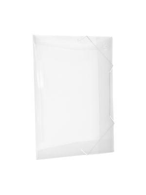  Pasta Aba Elástica Mini sem Lombo Transparente - 500PP-TR