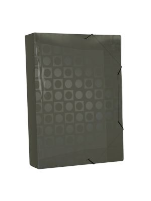 Pasta Aba Elástica Vision Lombo 5,5cm Fumê - 305FM