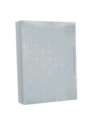 Pasta Aba Elástica Vision Lombo 5,5cm Transparente - 305TR