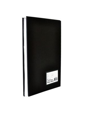 Pasta Catálogo Ofício sem Lombo DAC Percalux Preta com 10 Envelopes Médios