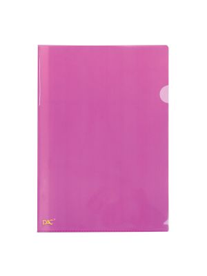 Pasta em L A4 Rosa - 10 unidades - 042PP-RS
