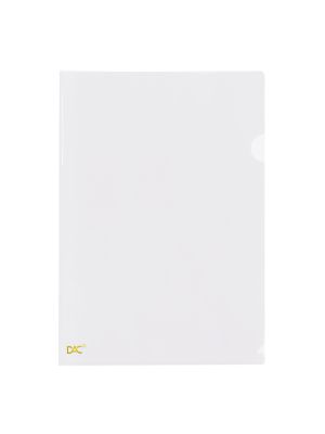 Pasta em L A4 Transparente - 10 unidades - 042PP-TR