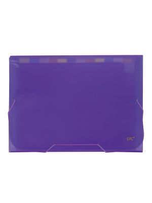 Pasta Sanfonada A4 com 12 Divisões Rosa - 6090PP-LI