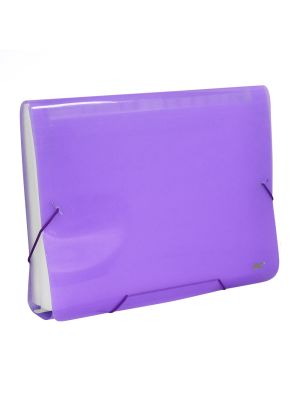 Pasta Sanfonada A4 com 31 Divisões Lilás - 6018PP-LI