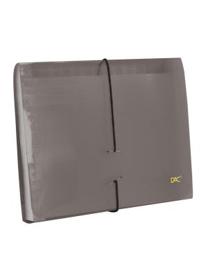 Pasta Sanfonada Duplicata com 12 Divisões Fumê - 6011PP-FM