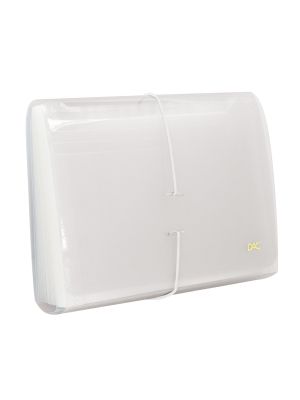 Pasta Sanfonada Duplicata com 31 Divisões DAC Transparente Line