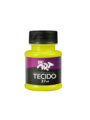 Tinta Fluorescente para Tecido 37ml Amarelo Limão - 23001-14
