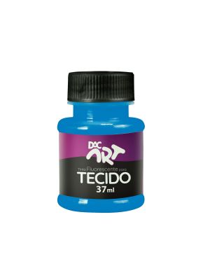 Tinta Fluorescente para Tecido 37ml Azul - 23001-48