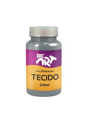Tinta Fosca para Tecido 220ml Cinza - 22003-29