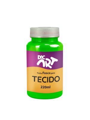 Tinta Fosca para Tecido 220ml Verde Folha - 22003-12