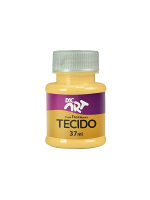 Tinta Fosca para Tecido 37ml Amarelo Pessêgo - 22001-25