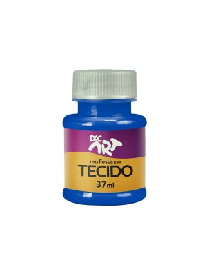 Tinta Fosca para Tecido 37ml Azul Turquesa - 22001-20