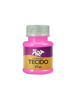 Tinta Fosca para Tecido 37ml Rosa - 22001-16
