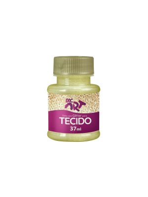 Tinta Glitter para Tecido 37ml Amarela - 24001-46