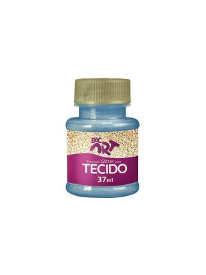 Tinta Glitter para Tecido 37ml  Azul Turquesa - 24001-20