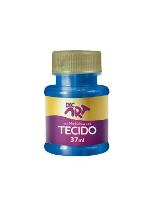 Tinta Metálica para Tecido 37ml Azul - 24001-48