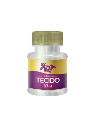 Tinta Metálica para Tecido 37ml Branca - 25001-38